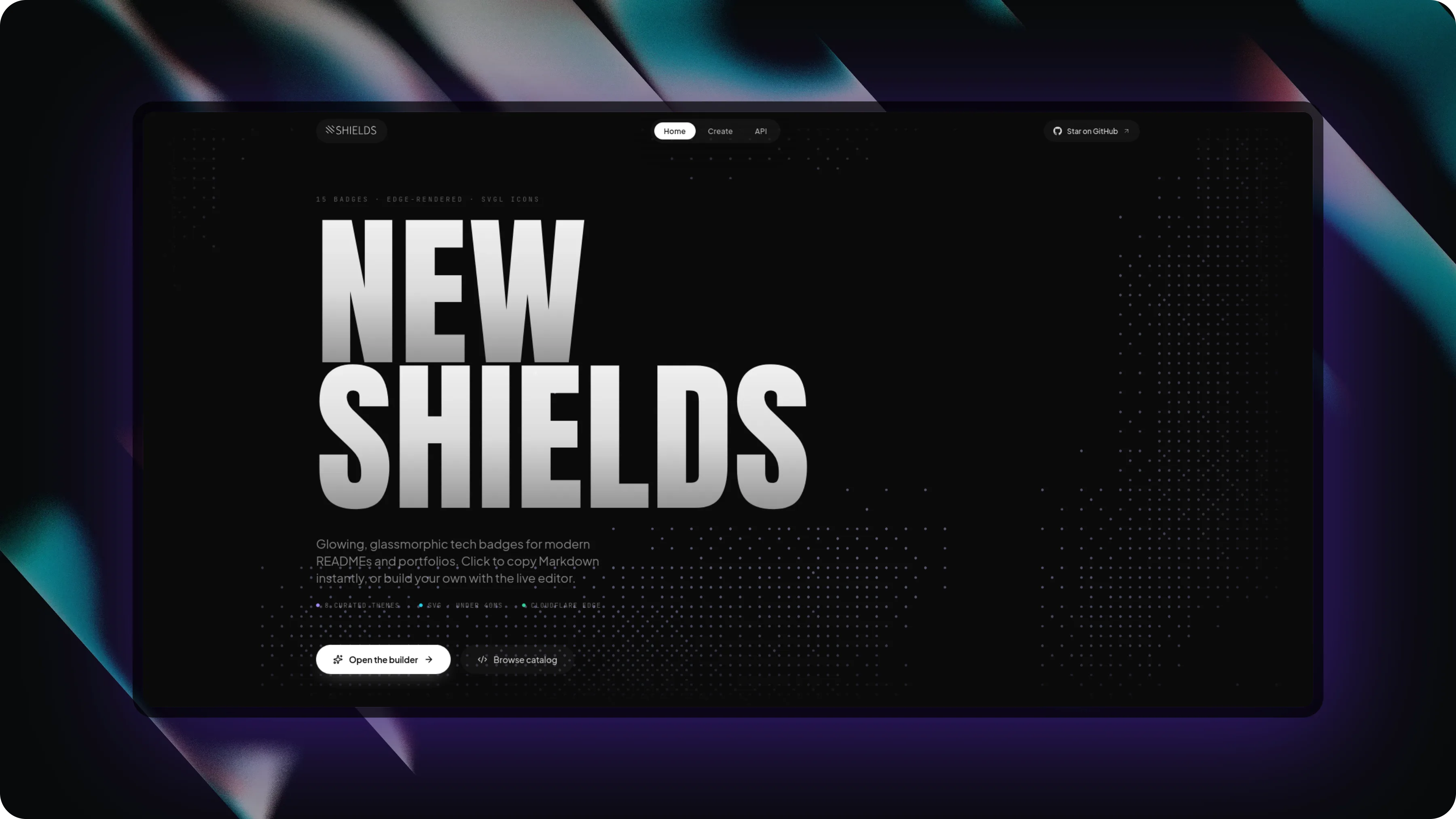 Screenshot with browser frame and gradient background